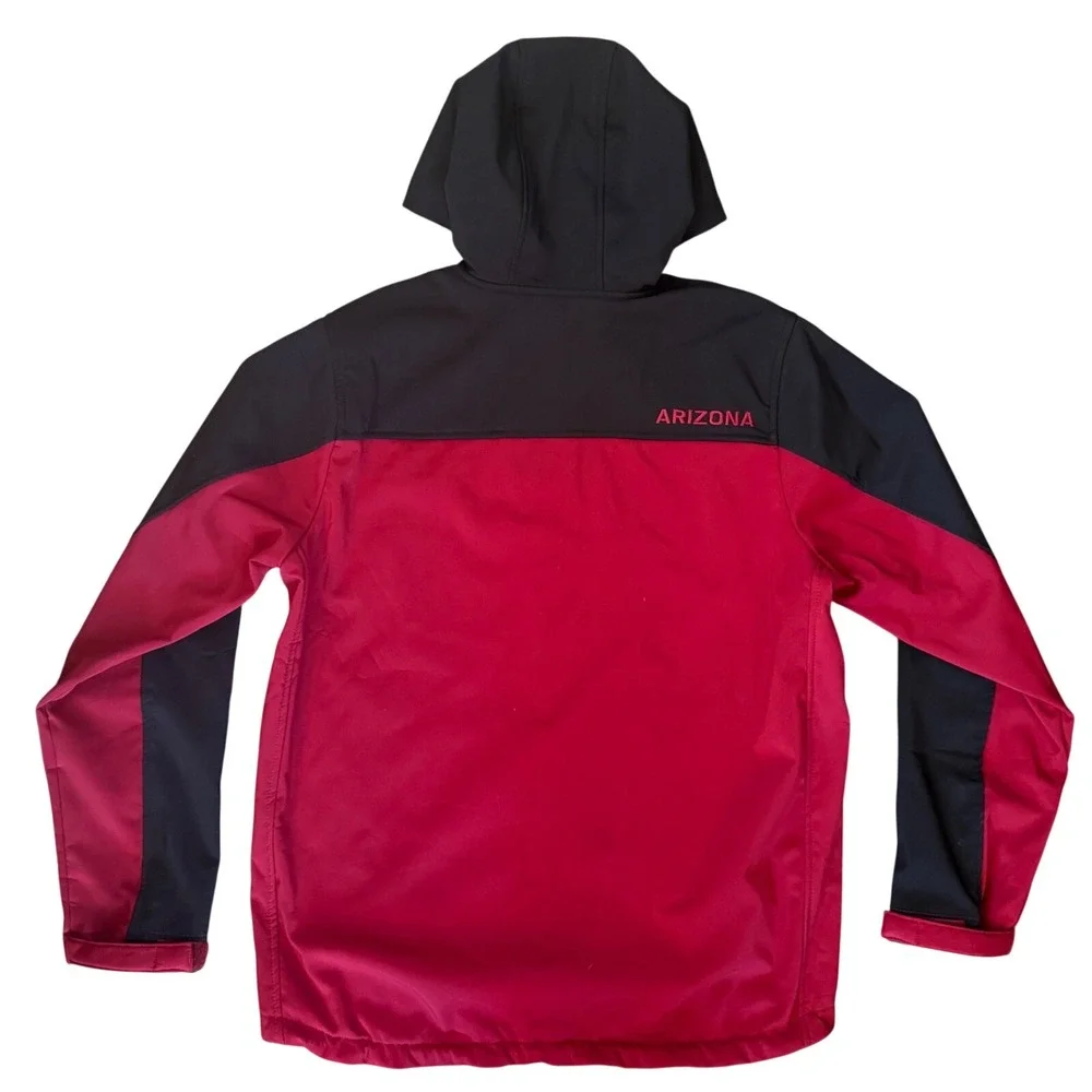 Arizona‎ Cardinals NFL Jacket Mens M Hooded Full Zip Fleece Lined Weatherproof - Picture 2 of 13